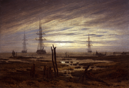 Bild-Nr: 30001586 C.D.Friedrich, Schiffe auf der Reede Erstellt von: Friedrich, Caspar David