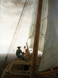 Bild-Nr: 30001596 C.D.Friedrich, On the Sailing ship/1818 Erstellt von: Friedrich, Caspar David