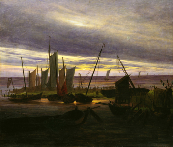 Bild-Nr: 30001600 Friedrich / Ships in the harbour / 1828 Erstellt von: Friedrich, Caspar David