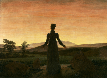 Bild-Nr: 30001602 C.D.Friedrich / Woman in Sunset / c.1818 Erstellt von: Friedrich, Caspar David