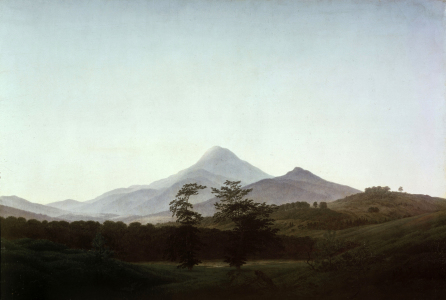 Bild-Nr: 30001610 Friedrich / Bohemian landscape / c.1810 Erstellt von: Friedrich, Caspar David