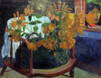 Bild-Nr: 30001732 P.Gauguin, Sonnenblumen auf Armstuhl Erstellt von: Gauguin, Paul