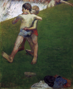 Bild-Nr: 30001796 P.Gauguin, Young Wrestlers Erstellt von: Gauguin, Paul