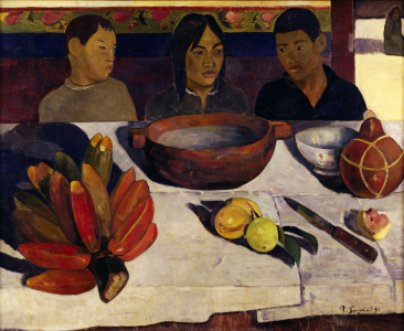 Bild-Nr: 30001862 Gauguin, Tahitian boys at table Erstellt von: Gauguin, Paul