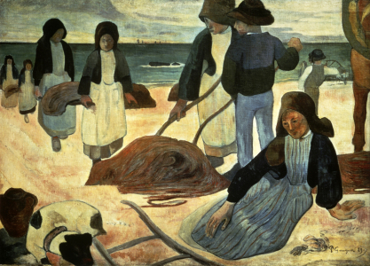 Bild-Nr: 30001878 Gauguin, Breton Seaweed Collector Erstellt von: Gauguin, Paul