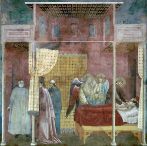 Bild-Nr: 30001946 Giotto / St. Francis and John of Ilerda Erstellt von: Giotto di Bondone