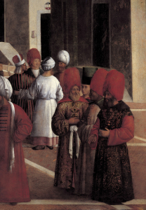 Bild-Nr: 30002032 G.Bellini /Sermon of St.Mark, Orientals Erstellt von: Bellini, Giovanni