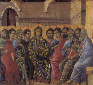 Bild-Nr: 30002116 Duccio / Pentecost / Paint./ c.1308 Erstellt von: Duccio (di Buoninsegna)