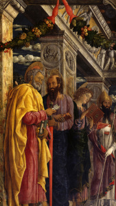 Bild-Nr: 30002202 Mantegna, Peter, Paul, John, Zeno Erstellt von: Mantegna, Andrea