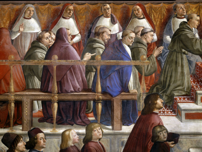 Bild-Nr: 30002230 Ghirlandaio / Poliziano w.Medici-Sons Erstellt von: Ghirlandaio Domenico (Domenico Tommaso Bigordi)