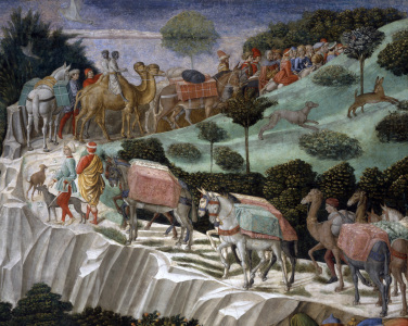 Bild-Nr: 30002250 Gozzoli, Proc. of Kings, Caravans Erstellt von: Gozzoli, Bennozzo