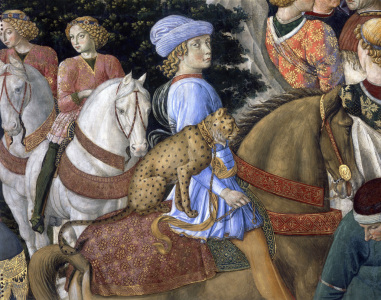 Bild-Nr: 30002256 Gozzoli, Procession of Magi, Detail Erstellt von: Gozzoli, Bennozzo