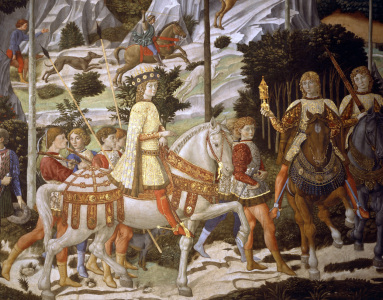 Bild-Nr: 30002258 Gozzoli / Process.of Magi,King Balthasar Erstellt von: Gozzoli, Bennozzo