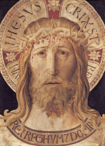 Bild-Nr: 30002268 B.Gozzoli, Head of Christ / Paint./ C15 Erstellt von: Gozzoli, Bennozzo