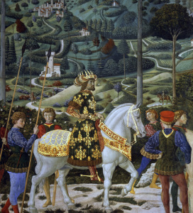 Bild-Nr: 30002280 Gozzoli / Procession of Magi / Detail Erstellt von: Gozzoli, Bennozzo