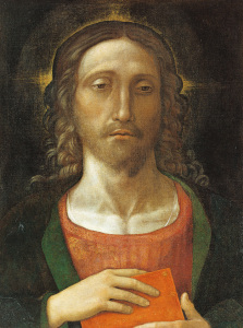 Bild-Nr: 30002384 A.Mantegna / The Redeemer / Paint./ 1493 Erstellt von: Mantegna, Andrea