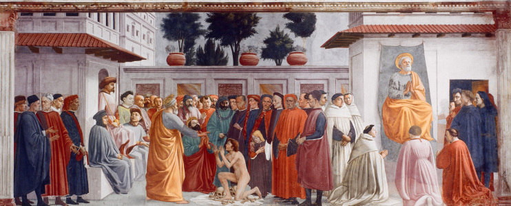 Bild-Nr: 30002464 Masaccio / Resurection of Theophilus Erstellt von: Masaccio (Tommaso di Giovanni di Simone Guidi)