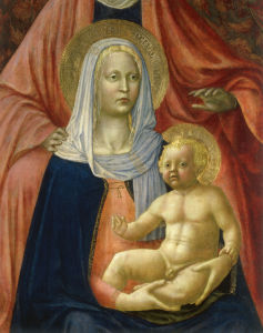 Bild-Nr: 30002476 St.Anne, Mary & Child/ Masaccio/ 1420/25 Erstellt von: Masaccio (Tommaso di Giovanni di Simone Guidi)