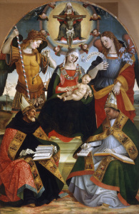 Bild-Nr: 30002518 L.Signorelli, Mary with Child, Trinity Erstellt von: Signorelli, Luca