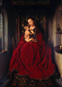 Bild-Nr: 30002604 J.van Eyck, Lucca Madonna /Paint./c.1436 Erstellt von: van Eyck, Hubert & Jan