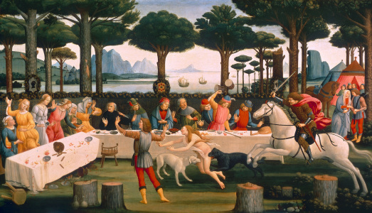 Bild-Nr: 30002638 Botticelli / Story of Nastagio III /1483 Erstellt von: Botticelli, Sandro