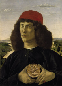 Bild-Nr: 30002658 Botticelli / Portr.of a Stranger / 1488 Erstellt von: Botticelli, Sandro