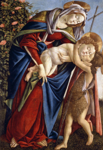 Bild-Nr: 30002680 Madonna, Child & Boy John / Botticelli Erstellt von: Botticelli, Sandro