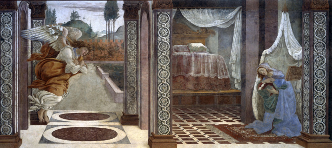 Bild-Nr: 30002686 Botticelli, Annunciation for S.Martino Erstellt von: Botticelli, Sandro