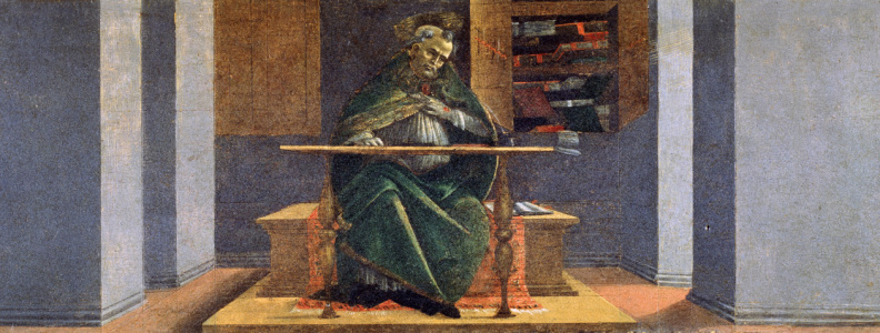 Bild-Nr: 30002700 S.Botticelli, Augustinus in der Zelle Erstellt von: Botticelli, Sandro