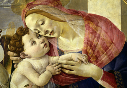 Bild-Nr: 30002708 Botticelli Workshop / Madonna w.Angels Erstellt von: Botticelli, Sandro