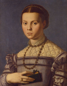 Bild-Nr: 30002756 A.Bronzino / Young Girl w.Book / 1545 Erstellt von: Bronzino, Agnolo