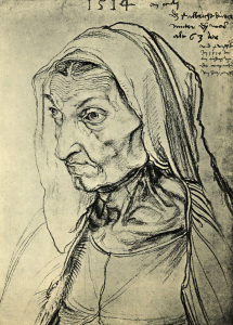 Bild-Nr: 30002824 Dürer's Mother / Dürer / 1514 Erstellt von: Dürer, Albrecht