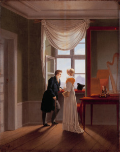 Bild-Nr: 30002892 G.F.Kersting, Paar am Fenster / 1817 Erstellt von: Kersting, Georg Friedrich