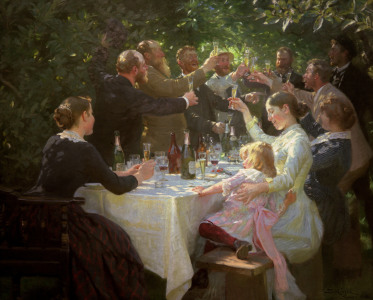 Bild-Nr: 30003002 Artist's Breakfast / Painting/P.S.Kröyer Erstellt von: Kroyer, Peter Severin