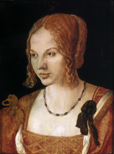 Bild-Nr: 30003004 Portrait of Venetian Woman / Dürer/ 1505 Erstellt von: Dürer, Albrecht