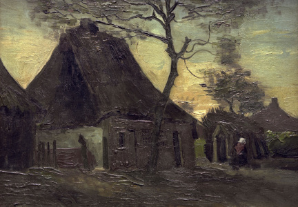 Bild-Nr: 30003082 V.van Gogh, Cottage in Nuenen / Paint. Erstellt von: van Gogh, Vincent