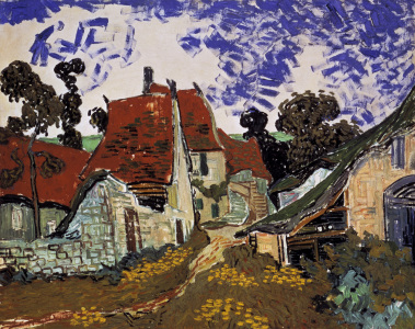 Bild-Nr: 30003114 v.Gogh / Village street in Auvers / 1890 Erstellt von: van Gogh, Vincent