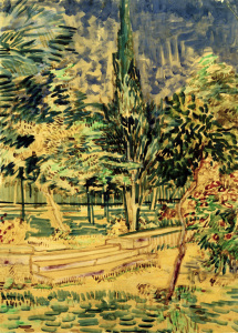 Bild-Nr: 30003128 v.Gogh, Stairs in Garden of Asylum /1889 Erstellt von: van Gogh, Vincent