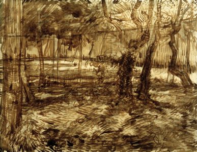 Bild-Nr: 30003136 v.Gogh, Corner in Asylum Garden / 1889 Erstellt von: van Gogh, Vincent