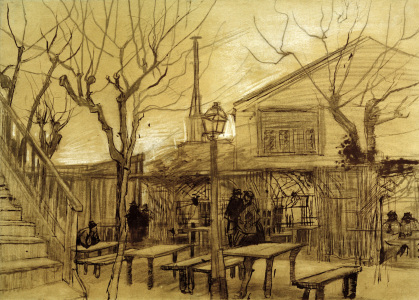 Bild-Nr: 30003148 Van Gogh, Guinguette / Draw./ 1887 Erstellt von: van Gogh, Vincent