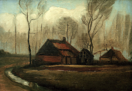 Bild-Nr: 30003192 v.Gogh / Farmhouse after the Rain / 1883 Erstellt von: van Gogh, Vincent