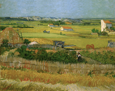 Bild-Nr: 30003218 V.v.Gogh, The Harvest / Paint./ 1888 Erstellt von: van Gogh, Vincent
