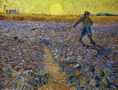 Bild-Nr: 30003362 Van Gogh / Sower at sunset Erstellt von: van Gogh, Vincent