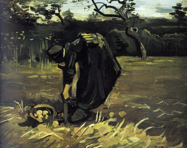 Bild-Nr: 30003388 Gogh/Peasant woman digging potatoes/1885 Erstellt von: van Gogh, Vincent