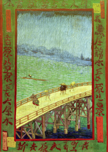 Bild-Nr: 30003446 van Gogh n.Hiroshige, Brücke im Regen Erstellt von: van Gogh, Vincent
