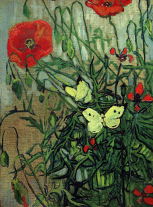 Bild-Nr: 30003448 van Gogh, Butterflies & Poppies /Paint. Erstellt von: van Gogh, Vincent