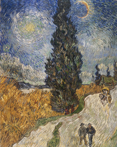 Bild-Nr: 30003450 Van Gogh / Country Road with Cypresses Erstellt von: van Gogh, Vincent
