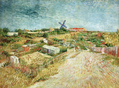 Bild-Nr: 30003518 V.v.Gogh,Veget.Gard.at Butte Montmartre Erstellt von: van Gogh, Vincent