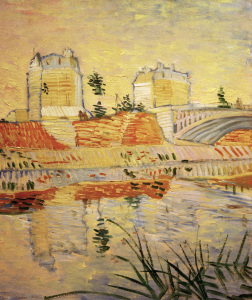 Bild-Nr: 30003538 V.v.Gogh, Pont de Clichy /Paint./ 1887 Erstellt von: van Gogh, Vincent