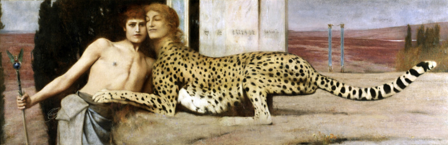 Bild-Nr: 30003600 F.Khnopff / The Sphinx Erstellt von: Khnopff, Fernand